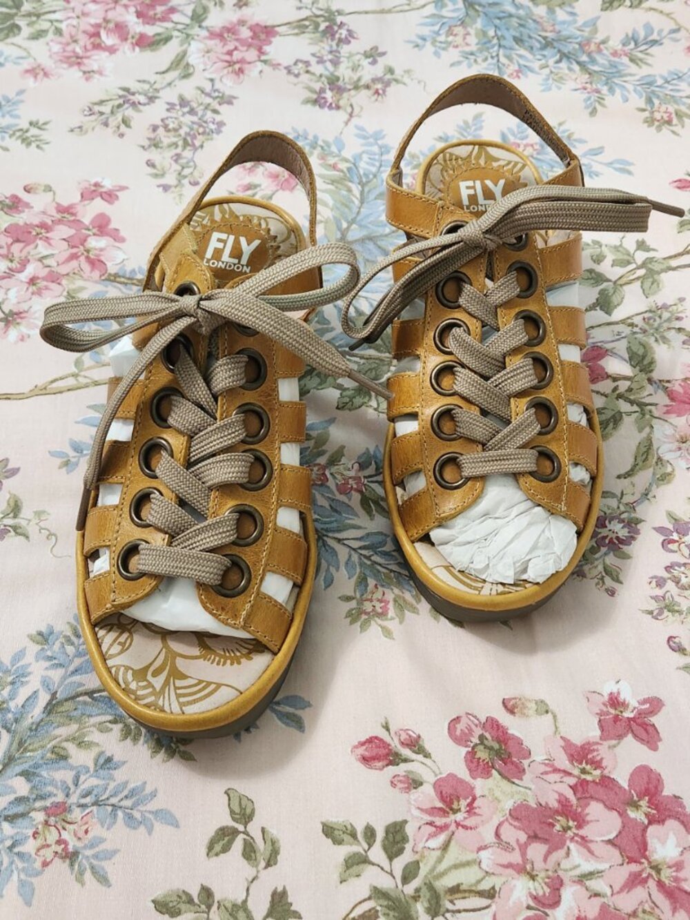Just like new, Fly London Strappy Sandals!